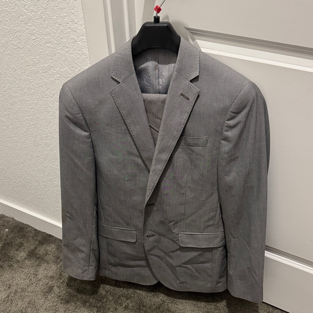 Classic Gray Men's Blazer and matching slacks